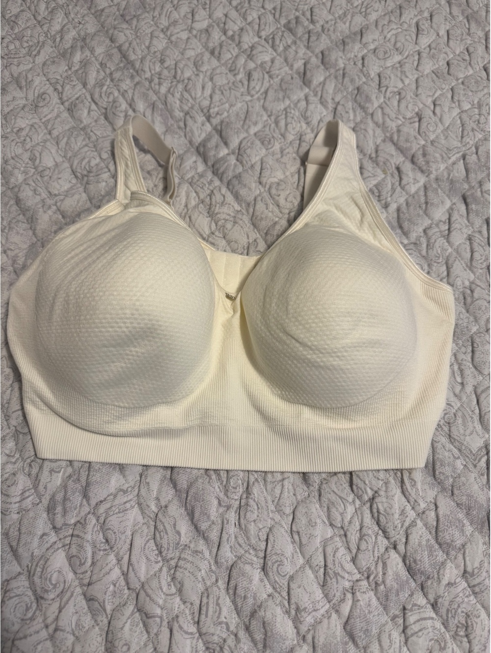 Breezies white wireless bra